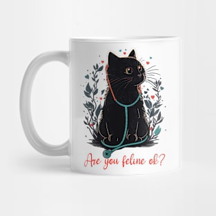 Retro Cat Nurse Gifts Nurse Week Gifts Funny Nurse Mug